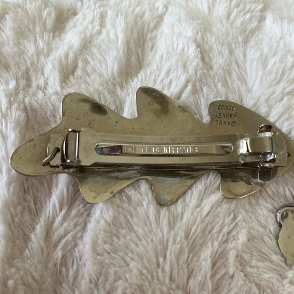 Silver Anne harvey signed hair clip - Picture 4 of 4